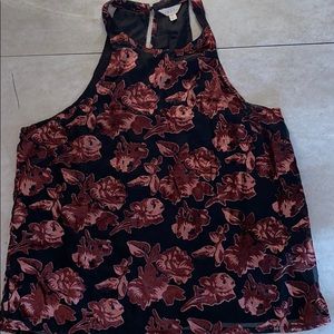 High neck dressy top